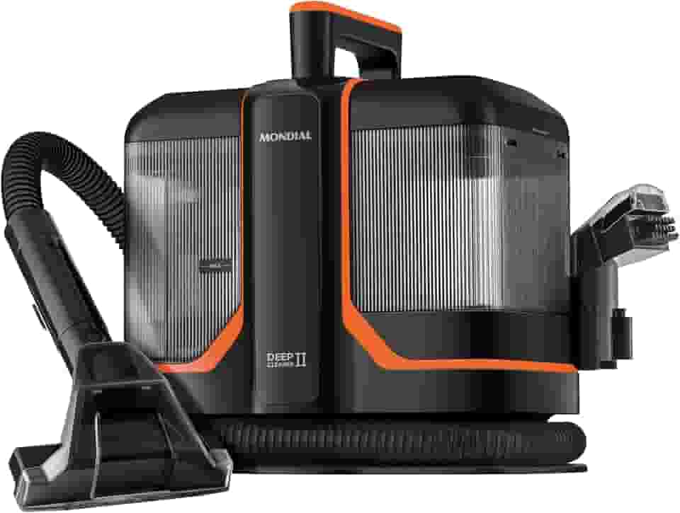 MONDIAL Extratora e Higienizadora Portátil Deep Cleaner II, Preto/Laranja, 1800W, 220V - EXP-02-O