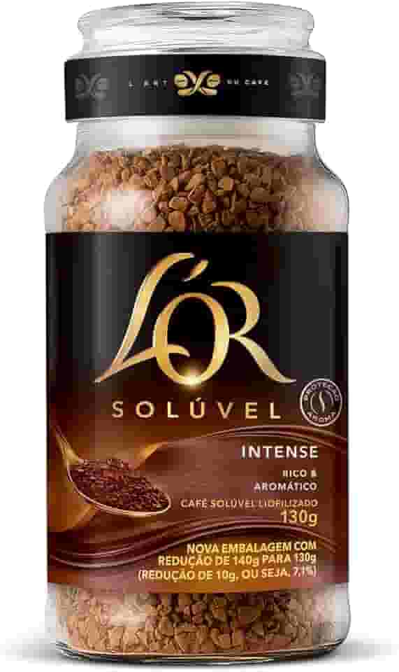 L'OR Café Solúvel Intense Pote De Vidro 130G