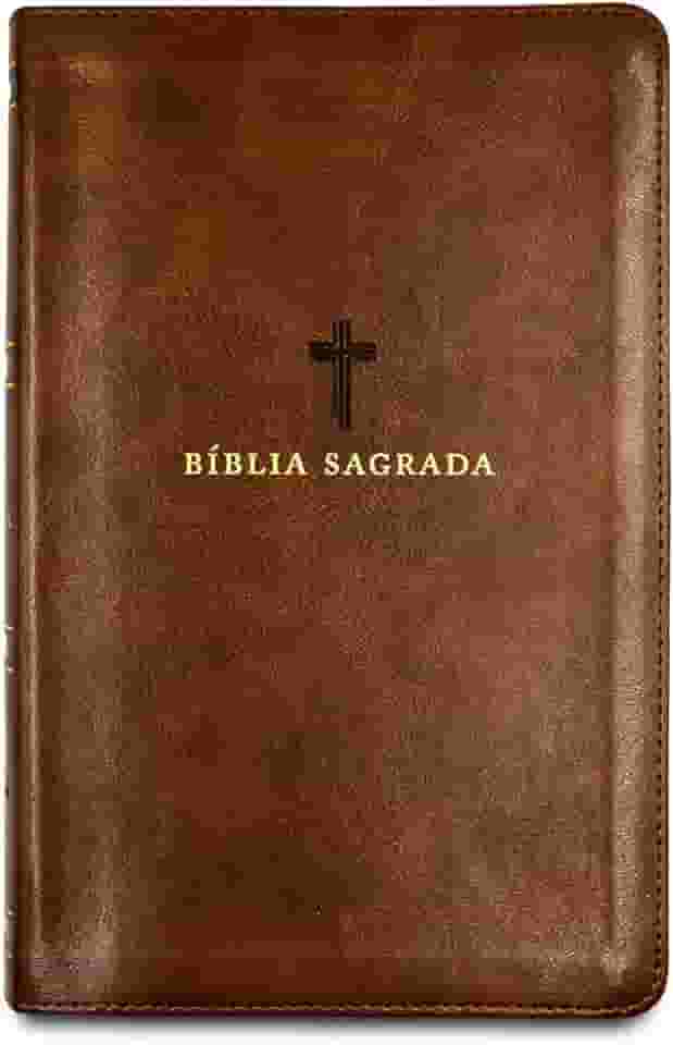 Bíblia Sagrada Acf, Couro-soft, Marrom, Letra Grande, Leitura Perfeita