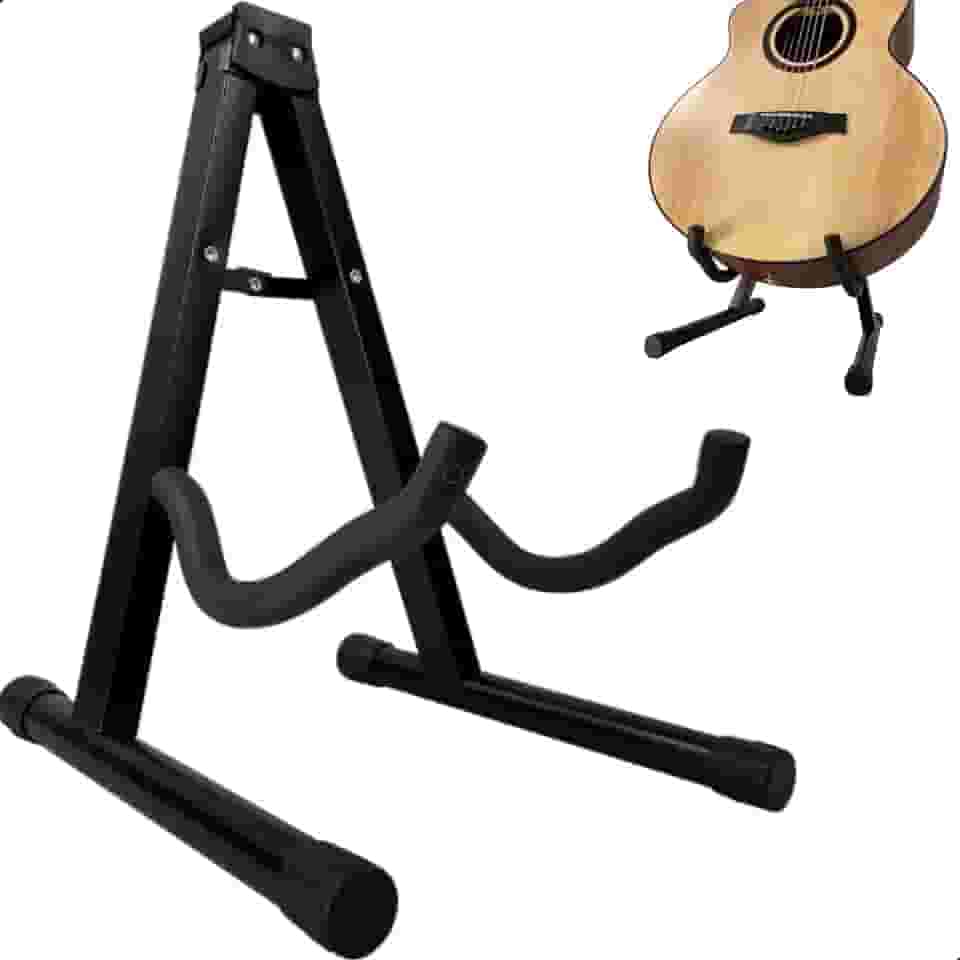 Suporte Violao Chao Guitarra Baixo Profissional Dobravel