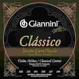 ENCORDOAMENTO P/VIOLAO NYLON GIANNINI GENWXPA T.E.P. 65/35
