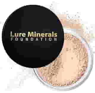 Lure Minerals Pote de peneira de 8 g em pó solto de base - escolha a cor, livre de ingredientes prejudiciais (compare com minerais puros (leve - fosco 8 gramas)