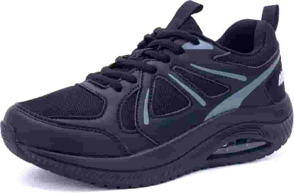 Tênis de caminhada feminino com suporte de arco atlético tênis de corrida ortopédico moderno para fascite plantar