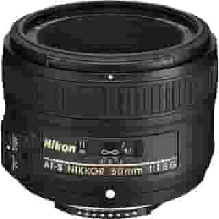 Nikon Lente AF-S FX NIKKOR 50 mm f/1.8G com foco automático para câmeras Nikon DSLR