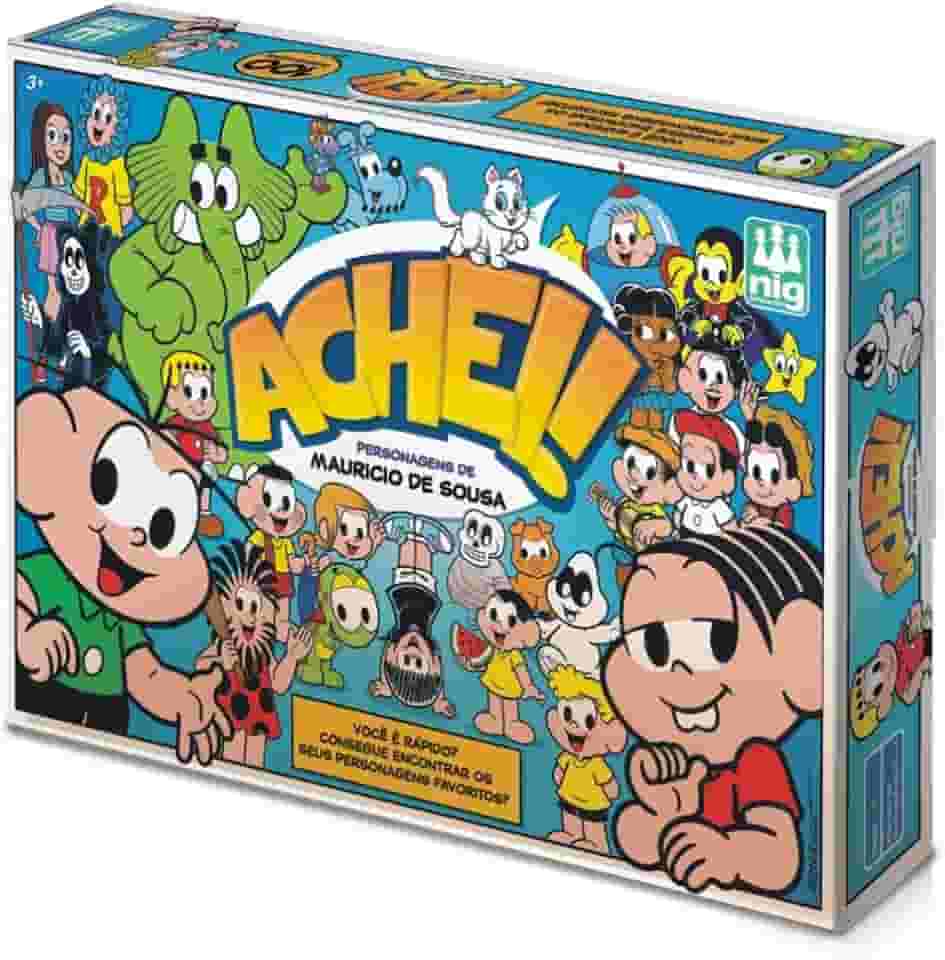 Jogo - Achei ! Turma Da Mônica, Nig Brinquedos