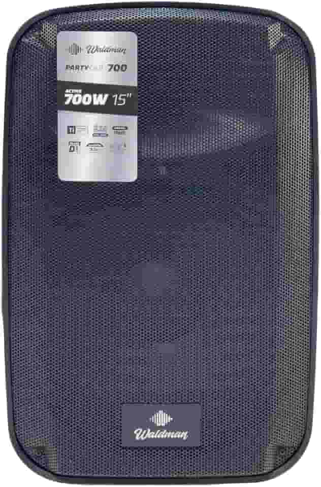 Caixa de Som Amplificada Waldman PTY-700 Ativa de 15" e 2 Vias