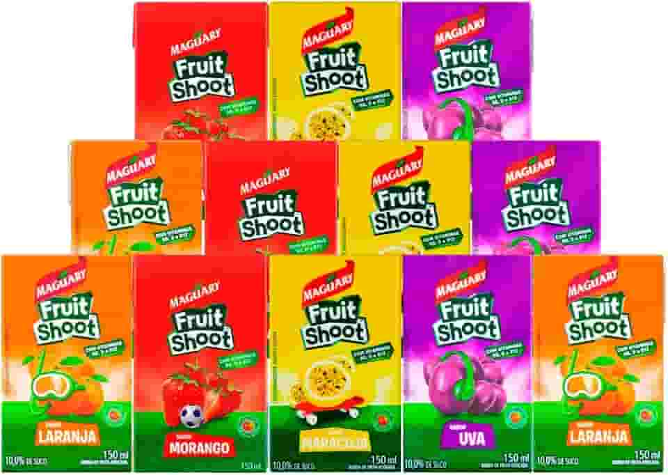Kit Sucos Sortidos Maguary Fruit Shoot 150ml 12 Unidades