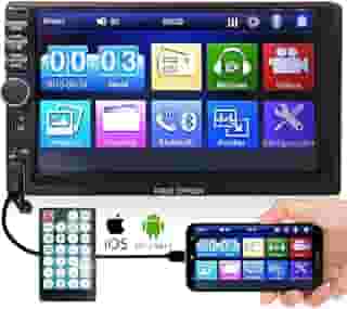 Central Multimídia Mp5 First Option 7810H Universal 2din Bt Usb Fm Leitor SD