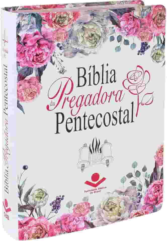Bíblia da Pregadora Pentecostal ARC | SBB | Bíblia da Pregadora Pentecostal - Capa em couro bonded: Almeida Revista e Corrigida (ARC)