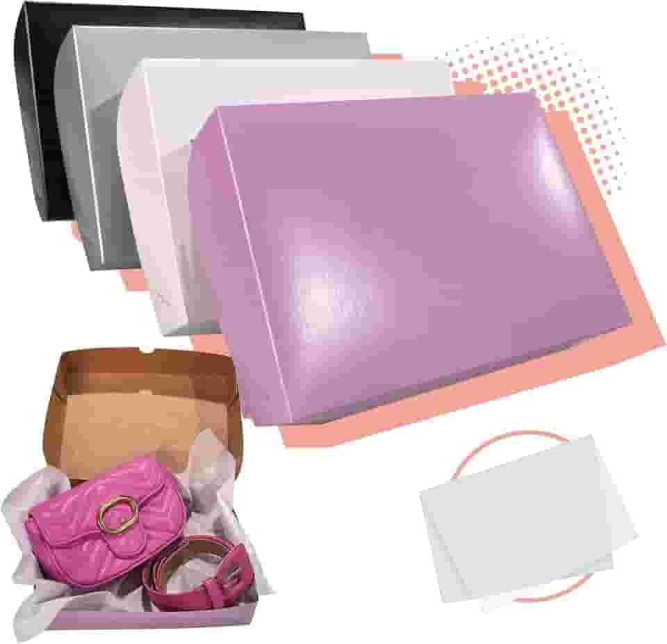 Kit 10 Caixas De Presente Com Papel de Seda 22x15,5x5cm Cor: Prata