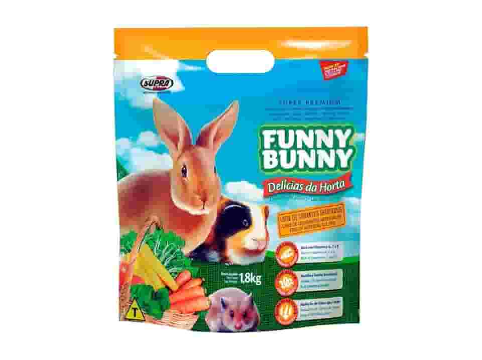 Funny Bunny Delícias da Horta - alimento para coelhos – 1,8kg