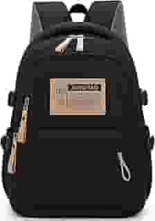 Mochila Masculina Feminina Notebook Viagem Trabalho Escola Escolar Preta Grande Impermeável Reforçada Resistente Passeio Casual