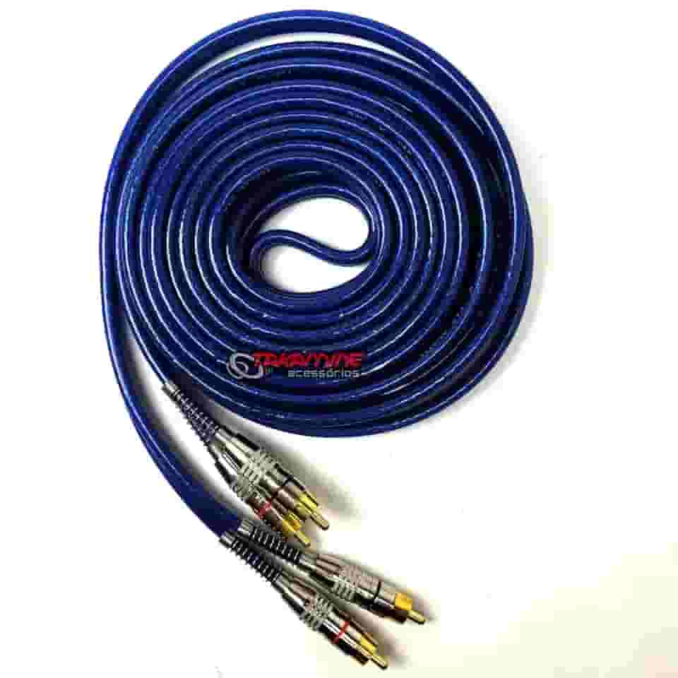 Cabo RCA Blindado 5 Metros Prime