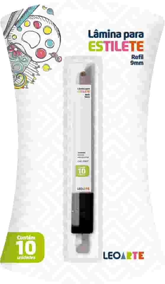 Lamina Estilete Estreito 9mm Blister/10laminas Leoarte
