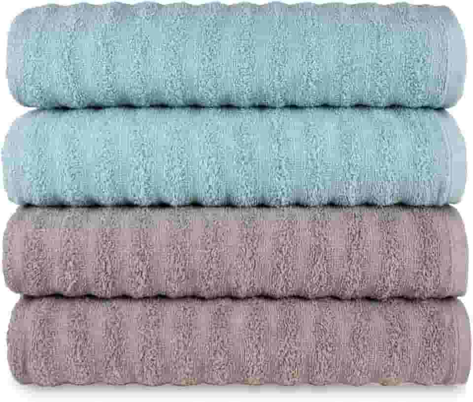 Kit 4 Toalhas Banho Banhão Gigante Super Absorção Macia - Ocean (KIT 6)