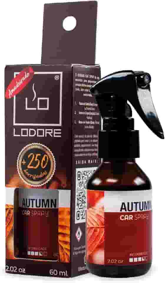 Aromatizante Automotivo Lo Car Spray – Perfume Automotivo Prático e Eficiente, Cheirinho Duradouro para Carros, Ideal para Refrescar o Interior do Veículo com Aromas Suaves e Sofisticados (Autumn)