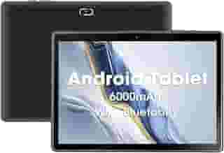 qunyiCO Tablet Android 11 de 10 polegadas Y10 (10,1 polegadas), 2 GB de RAM, 32 GB de armazenamento, câmera dupla de 2 MP + 8 MP, processador quad-core, tela IPS HD de 1280 x 800, Wi-Fi Bluetooth 6000