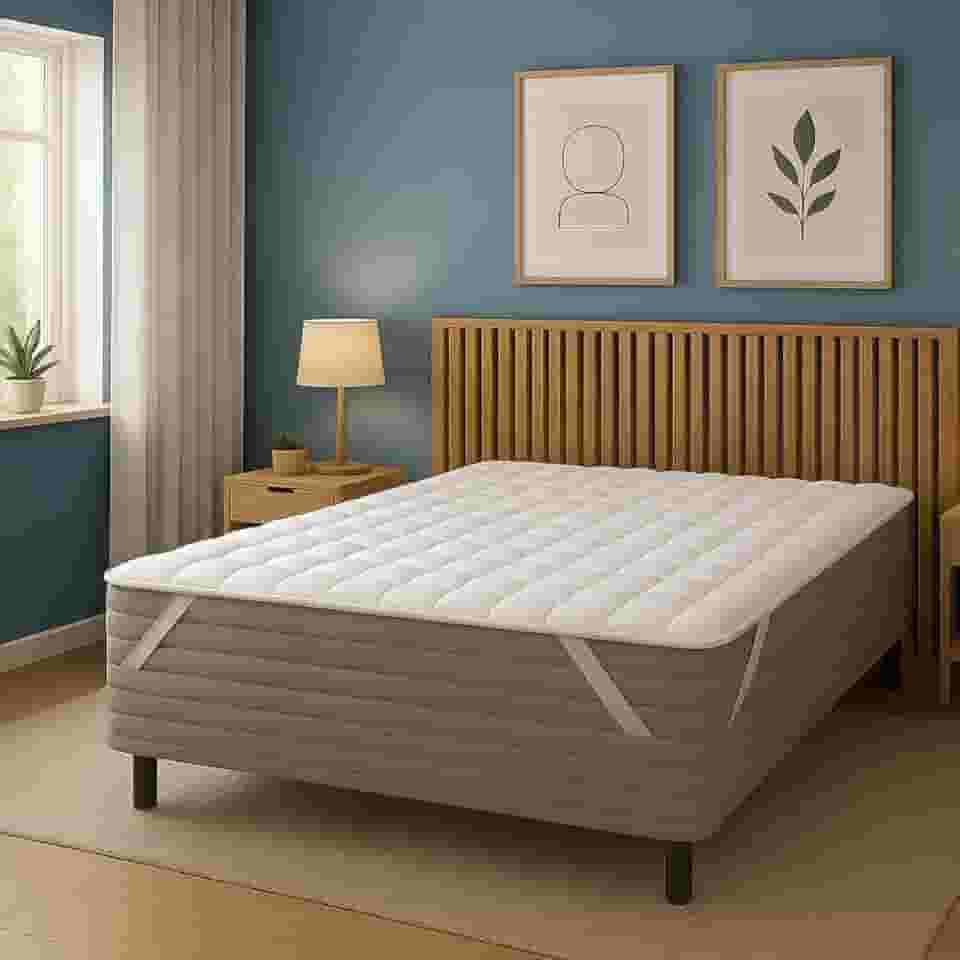 Pillow Top Ortobom/Casa Dona 100% Algodão com Zíper Capa Lavável Solteiro, Casal, Queen e King (Solteiro)