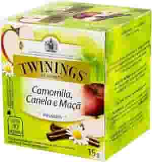Twinings Chá Misto de Camomila, Canela e Maçã 15g (pacote de 10 saquinhos)
