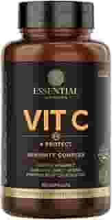 Vitamina C - Vit C 4 Protect 180 Cápsulas - Essential Nutrition