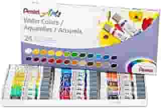 Pentel Tinta Aquarela Wfrs Arts à Base de Água 24 Cores WFRS-24