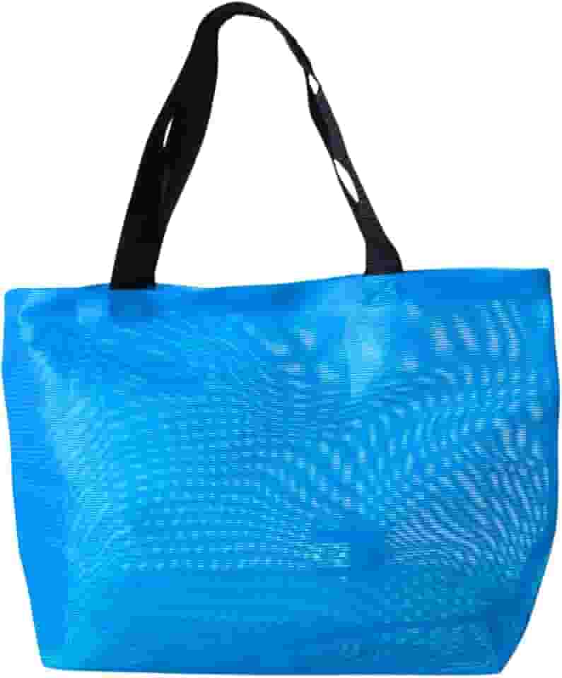 Bolsa Sacola Feminina Tela Praia Piscina Alça Dupla Ombro Reforçada Verão Lisa Colorida Tote Transparente Barata Simples