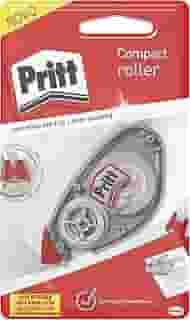 Pritt Corretivo em Fita Compact Roller, Corretivo Escolar Usado Para Correções Simples, Fita Corretiva Versátil, 4,2mmx10m