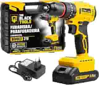 Furadeira E Parafusadeira De Impacto Brushless A Bateria 21v Tb-21b The Black Tools
