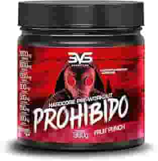 3VS Nutrition Pré Treino Prohibido 360g Sabor Ponche de Frutas