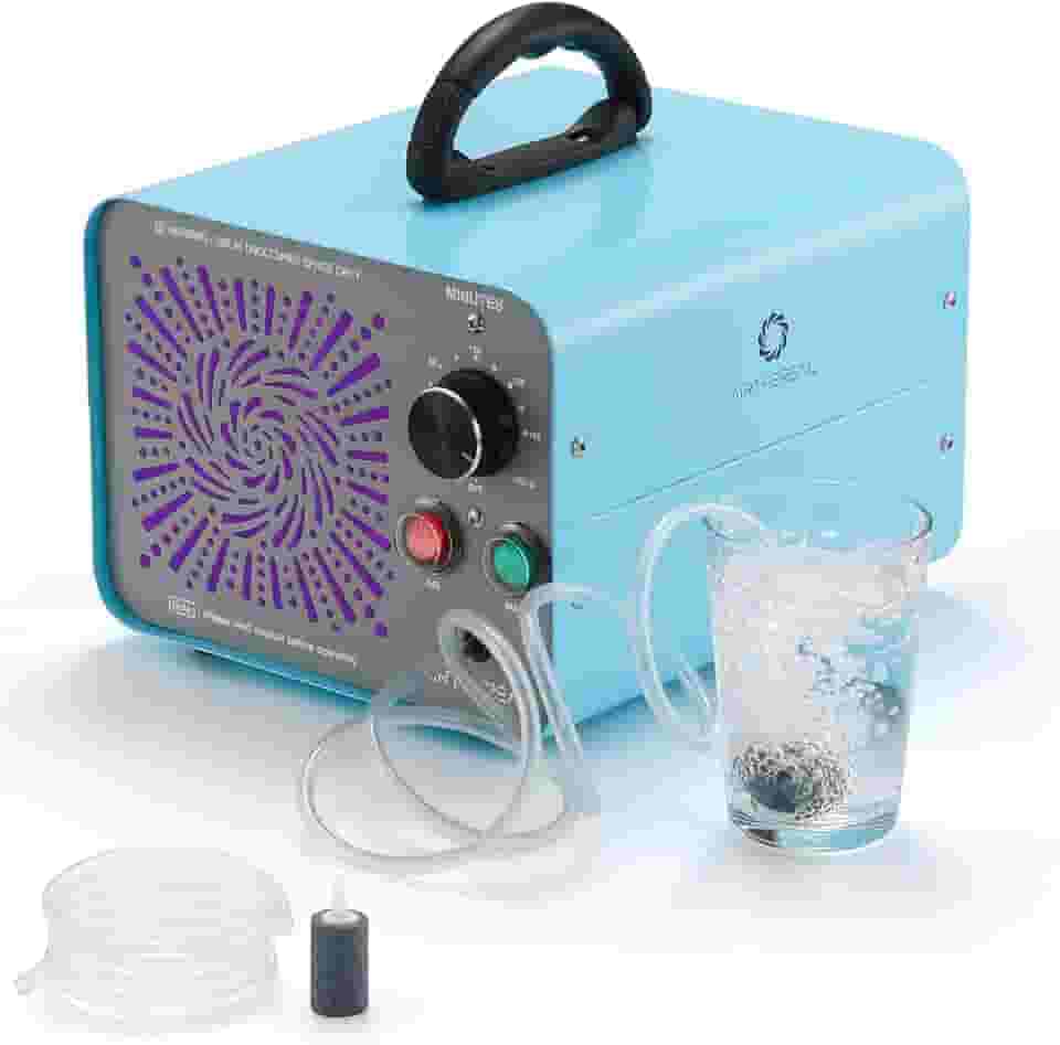 Airthereal Gerador de ozônio de água MA25L – Máquina de ozônio de modo duplo para purificação de água e ar, máquina de ozônio de alta capacidade de 40.000 mg/h para remoção de odor – Cobre até 4000