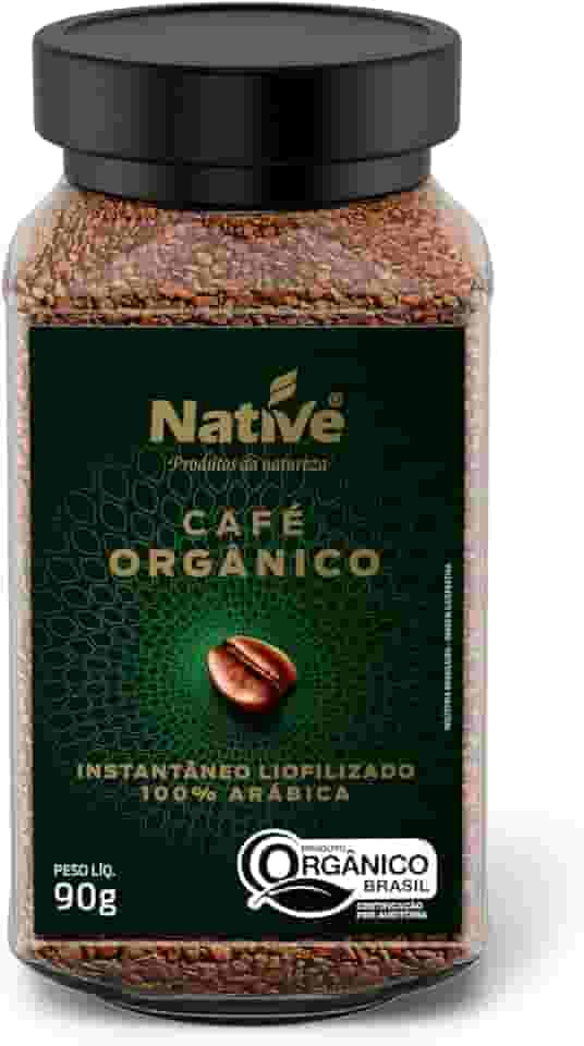 Café Orgânico Solúvel Liofilizado, Native 90g