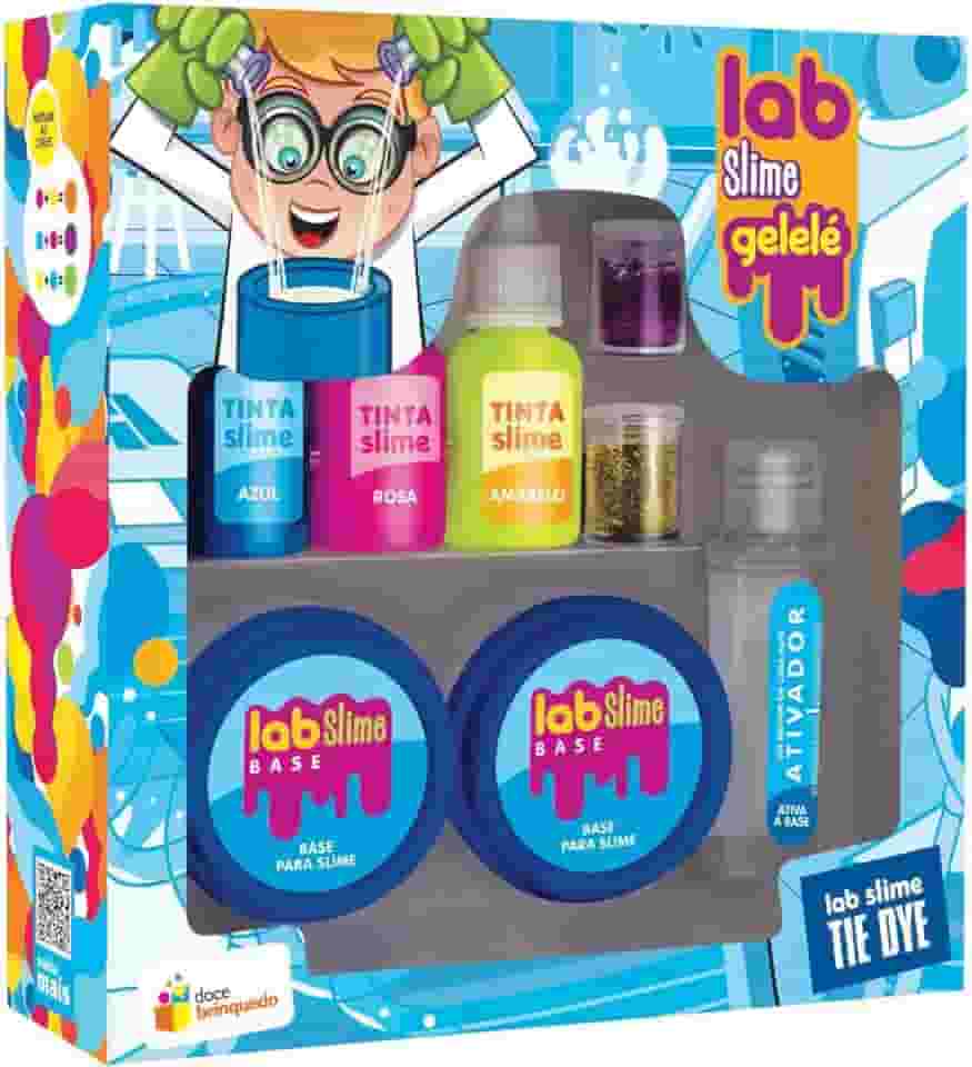 Slime Gelelé, Doce Brinquedo, Lab Slime, Tie Dye