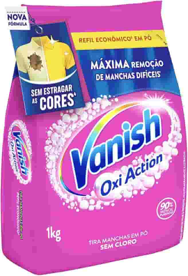 Vanish Multi Power Oxi Action - Tira Manchas em Pó, Refil Econômico para roupas coloridas,1kg