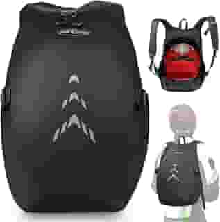 SKYJDM Mochila de motocicleta masculina - Mochila de capacete impermeável de grande capacidade para homens com bolso para laptop, grande