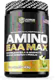 AMINO EAA MAX 9 Aminoácidos Essenciais 300g Ação Pós Treino/Intra Treino With Eletrolytes - Force Full Labz (Green Apple (Maça Verde))