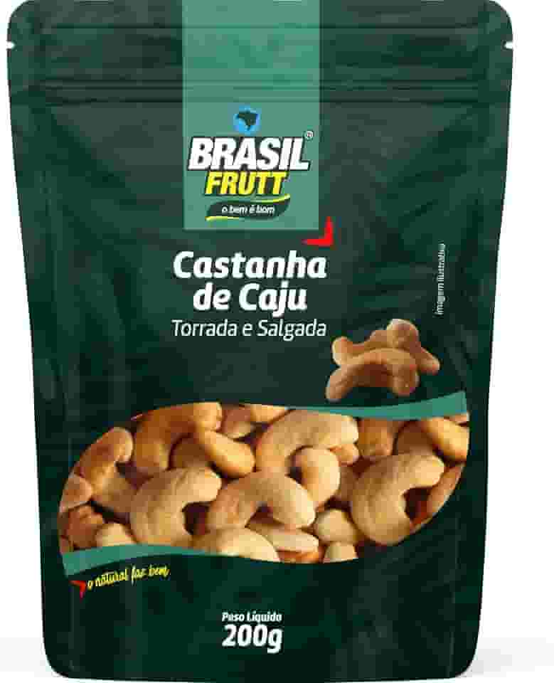 Brasil Frutt Castanha de Caju Torrada e Salgada pacote 200g
