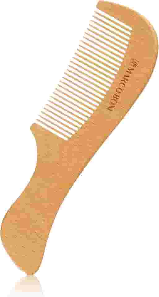 Pente de Madeira Wood Line Premium, Dentes Finos, 1203, Marco Boni, 1 Unidade