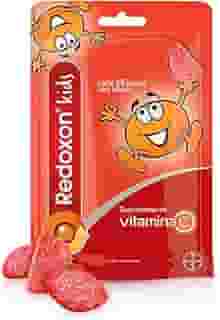 Redoxon Kids Vitamina, Sabor Morango, contém 25 gomas