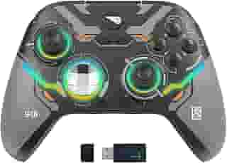 Controle Xbox Sem Fio com Analógicos ALPS,Gatilho Linear e Botões Traseiros Customizáveis - Gamepad para Xbox Series S, Series X, Xbox One S/X, PC Windows, Steam com Turbo, RGB, Vibração e Bateria 15h
