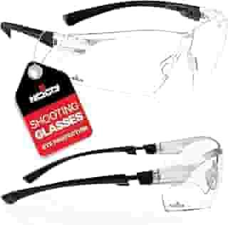 Óculos de segurança NoCry com lentes envolventes transparentes, antiembaçantes, resistentes a arranhões e antiderrapantes, com proteção UV. Ajustável