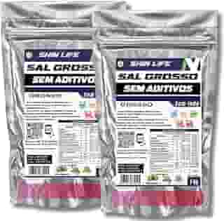 Sal Grosso Churrasco Zero Ferrocianeto 2kg Sem Aditivos