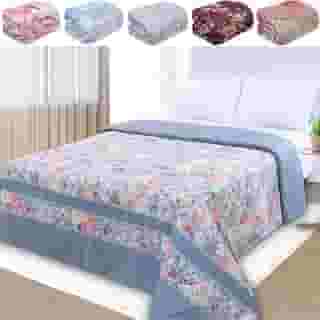 Edredom Queen Antialérgico Dupla Face Estampado 240x215cm - BF Colchões