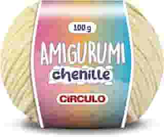 Linha Amigurumi Chenille - Circulo - 100g - 110 metros - 909 TEX (7072-Centeio)