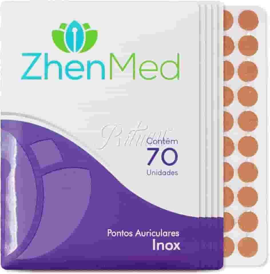 Ponto Auricular Inox 350 Pontos Zhenmed Auriculoterapia (Esparadrapo Redondo)