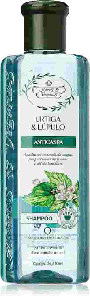 Flores e Vegetais Shampoo Urtiga Lupulo Anticaspa 310Ml E Vegetais