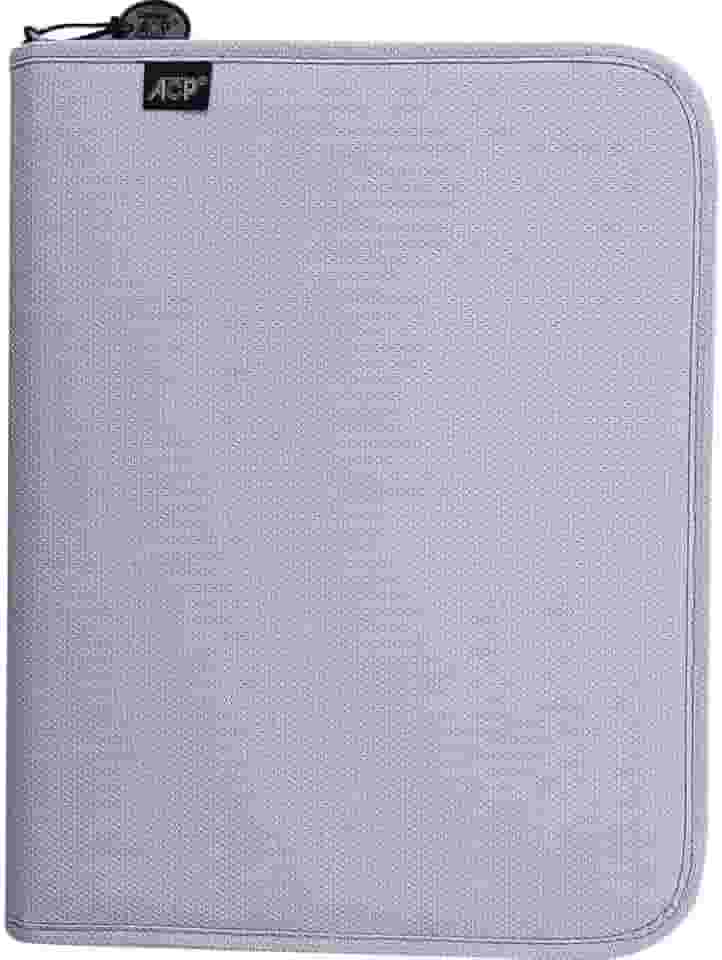 Fichário Escolar, Sweet, com Zíper, Lilás com Estojo + Divisórias, 96 Folhas, ACP