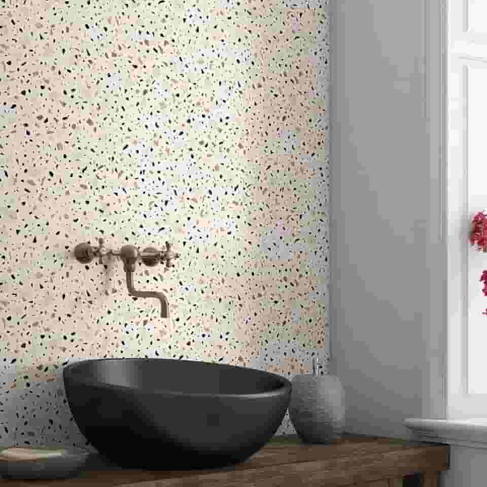 Papel de Parede Adesivo Lavável Granilite Areia