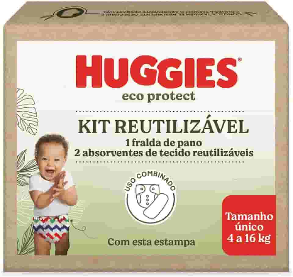 Huggies Kit Fralda Reutilizável Eco Protect - Listrado