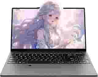 AocBook Laptop de 14 polegadas, processador quad-core Ryzen 5 3500U (até 3,7 GHz), RAM DDR4 de 16 GB, SSD NVMe, notebook portátil com touchpad ajustável, interruptor de webcam de privacidade - cinza