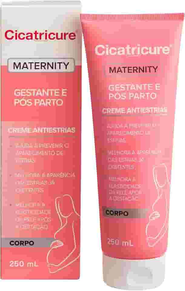 Cicatricure Creme Corporal Maternity Antiestrias 250ml - Gestante | Pós Parto | Maternidade